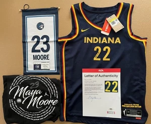NUOVA MAGLIA CAITLIN CLARK AUTOGRAFATA INDIANA FEVER ROOKIE 2024 PSA DNA COA - Foto 1 di 8