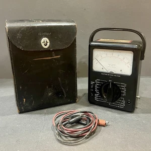 Telefono vintage Bell System Volt Ohmmetro KS-14510-L1 con custodia e cavi - Foto 1 di 11