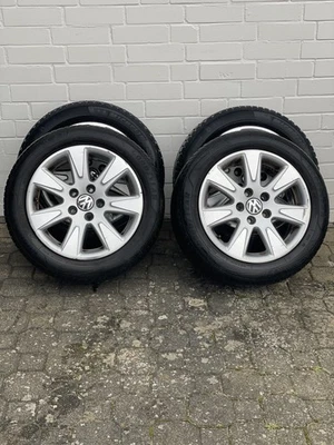Original VW Passat B6 16 Zoll Alufelgen | 3C0601025A | Michelin 205/55R16 - Bild 1 von 4