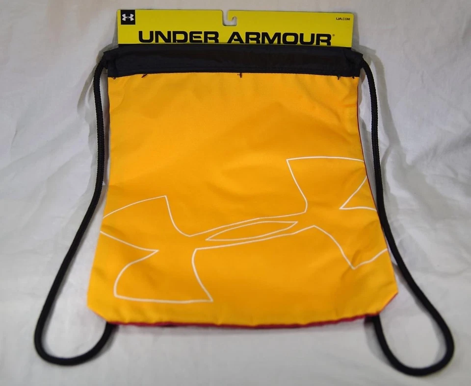 Under Armour Sackpack Drawstring Backpack Orange Fuchsia 1261946 FAST SHIP! DA5 - Изображение 1 из 1