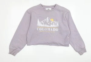 Hollister Girls' Grey Sweatshirt - Size S, Comfort Fit - Picture 1 of 12