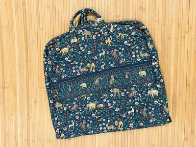 Bolsa de viaje Vera Bradley Animal Kingdom Garment retirada 2000 excelente Foto 1 de 4