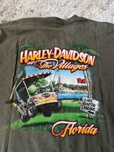Camisa Harley-Davidson Para Hombres 2XL The Villages Florida Lake Sumter Landing Tee - Imagen 1 de 7