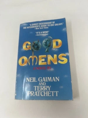 Good Omens Neil Gaiman Terry Pratchett First Print Paperback - Image 1 of 2