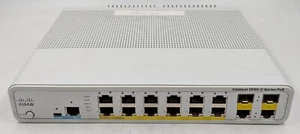 Cisco Catalyst WS-C3560C-12PC-S 12 Port PoE+ Ethernet Switch IP Base - Bild 1 von 2