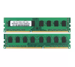 New 4GB 2X 2GB DDR3 PC3-12800 1600MHz DIMM Desktop Memory RAM Only AMD CPU CL11 - Picture 1 of 4
