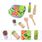  Cooking and Dining Kitchen Set Cookware Playset Toys Kids Cutting Food