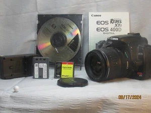 Canon Rebel XTi/400D memory software charger and lens manual - Picture 1 of 9