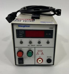 Slaughter Model 1305 HiPot Tester Dielectric Withstand 3kV 5mA Tested 2 - Picture 1 of 8