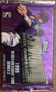 Topps Stadium Club Serie 2 1999 - Paquete de pasatiempos - Sellado de fábrica - Griffey, Jeter? - Imagen 1 de 1