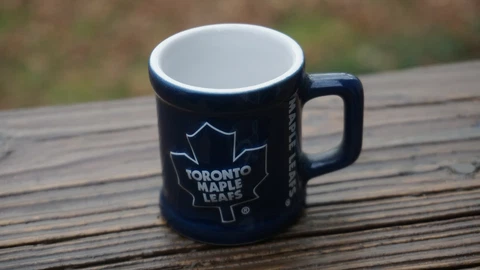 Colorful Toronto Maple Leafs Handled Shot Glass Cover