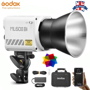 Godox ML60IIBi Bi-Color 2700-6500k COB LED Monolight Bowens Mount LEDVideo Light - Picture 1 of 15