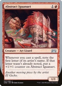 Abstract Iguanart Unsanctioned MTG Magic - Picture 1 of 1