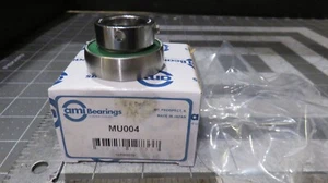 AMI MU004 Ball Insert Bearing Cylindrical Bore 20mm ID Eccentric Collar Locking - Picture 1 of 4