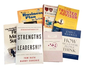 LARGE Entrepreneurship Book Lot (7 titles) Paper/Hardcover - business finance - Picture 1 of 8