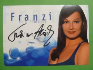-ö- Franziska van Almsick (Schwimmen), Autogrammkarte - Sport, Olympia - Bild 1 von 1