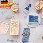 Flowers Series Stamp Head DIY Manual Account Stamps Print Head for Wedding Card