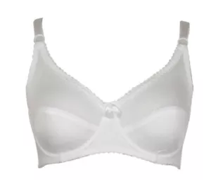 Soutien gorge 105B blanc à armatures non rembourrés lingerie femme - Imagen 1 de 2