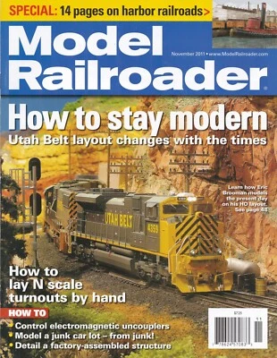 MODEL RAILROADER 11/11 PENNSY NEW YORK HARBOR LAYOUT; CAR FLOATS; MILW BEER LINE - Image 1 of 4