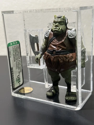 1983 Vintage Kenner Star Wars Gamorrean Guard AFA U85 + GOLD LEVEL Cover