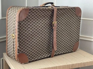 Maleta Goyard maletero con hebilla de cuero diseño raro - Imagen 1 de 14