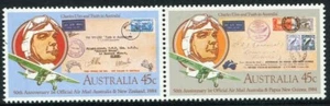 Australia 1984 50 aniversario del primer correo aéreo par unido como nuevo nunca montado - Imagen 1 de 1