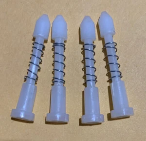 Nylon Window Screen Plunger Latch,No PL 7777,  Slide-Co, 4PK - Picture 1 of 3