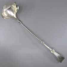 PERSIAN (1871) by 1847 ROGERS BROS 14 1/8" Punch Ladle Aesthetic Twist Handle