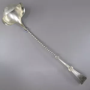 PERSIAN (1871) by 1847 ROGERS BROS 14 1/8" Punch Ladle Aesthetic Twist Handle - Picture 1 of 5