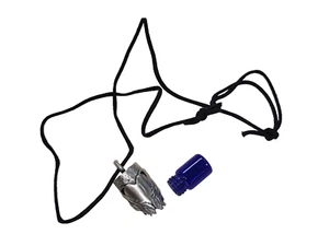 Halskette für ätherische Öle mit geflügeltem herzförmigem Anhänger - schönes Geschenk - Bild 1 von 2