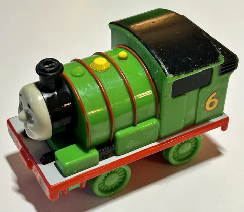 Thomas the Train Friends Percy Tank Engine Pull Back and Go 2009 Mattel Gullane Cover