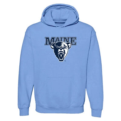 Maine Black Bears Primary Logo Hoodie - Carolina Blue - Image 1 of 4