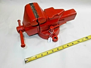 SIMPLEX UTILITY #350 Bench Vise, 3-1/2" Jaws Desmond Stephan Co., Urbana, O, USA - Picture 1 of 11