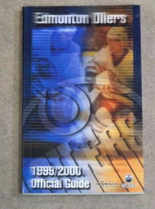 EDMONTON OILERS NHL HOCKEY MEDIA GUIDE - 1999 2000 - NEAR MINT - Picture 1 of 1