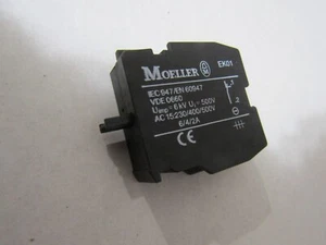 Moeller EK01 Contact Block, 22mm, 10A, 1 Pole, 1 N.C., BRAND NEW - Picture 1 of 2