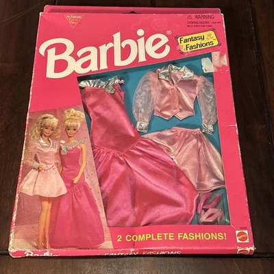 Barbie Fantasy And Fashions: 2 Complete Fashions 1993 Mattel 68205 New - Image 1 of 2