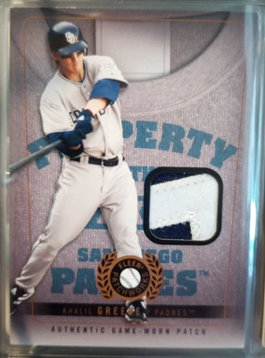 2005 Fleer Patchworks Property Of Khalil Greene (#PO-KG) patch /99 - Image 1 of 2