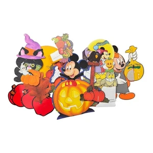 Lote de 10 piezas de decoración de pared de Halloween troqueladas vintage para aula de aproximadamente - Imagen 1 de 2