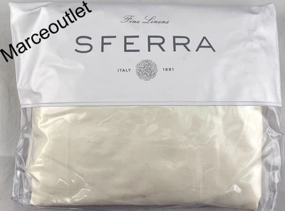 Sábana Ajustable Sferra Giza 45 Satén 1840 Algodón Egipcio Rey Marfil Foto 1 de 4