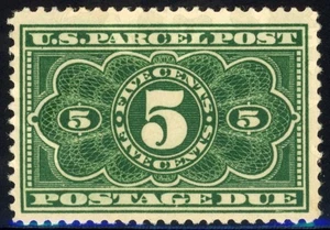 United States 1913 5c Parcel Post Postage Due Scott# JQ3 Mint VF/XF OG NH - Picture 1 of 2