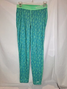 #570 Nike Pro Niñas Leggings Talla XL Verde y Azul Dri Fit - Imagen 1 de 7