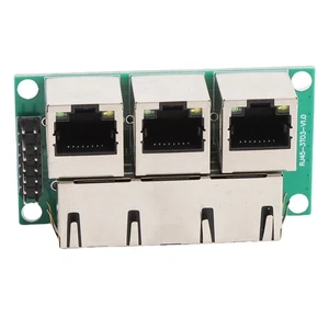 RJ45 Jack Inline Coupler 3 RJ45 Network Connector Coupler Module Et NEW - Afbeelding 1 van 12
