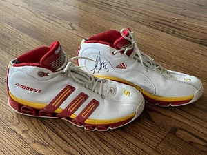 Josh Smith Game Used and signed Adidas Superstar Player Edition PE Shoes SZ 14 - Picture 1 of 7
