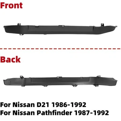 Black Front Bumper Lower Valance For Nissan D21 86-92 Pathfinder 87-92 NI1095102 - Image 1 of 4