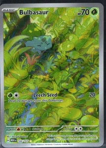 Bulbasaur 166/165 Illustration Rare Holo Pokemon TCG Scarlet & Violet 151 NM - Bild 1 von 2