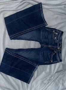 Miss Me Signature Girl's Bootcut Jeans, embelished pockets, size 10 - Picture 1 of 6