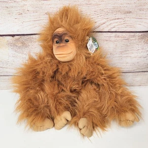 Vtg Hosung RAINFOREST CAFE Plush OZZIE the ORANGUTAN Stuffed Animal w/ Tag - Picture 1 of 10