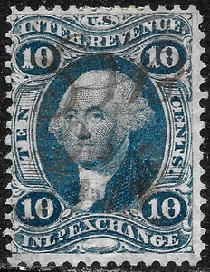 US R36c 10c Revenue INLAND EXCHANGE Used 🔥🔥 - Picture 1 of 2