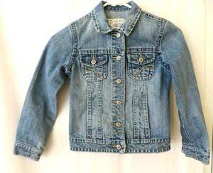 Old Navy Girls Denim Jacket Blue Size Small  #11100 - Picture 1 of 3