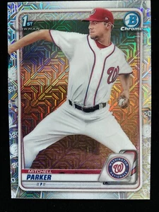 2020 Bowman Chrome Draft MITCHELL PARKER 1st Rookie ASIA MOJO REFRACTOR RC SSP - Picture 1 of 2